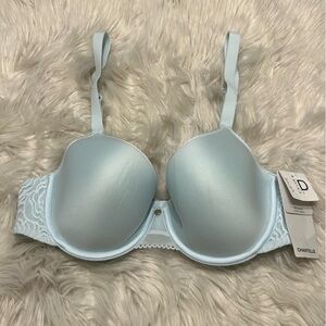 Chantelle 34D Bra Light Blue C Jolie Custom Fit T Shirt Underwire 13B6 NEW